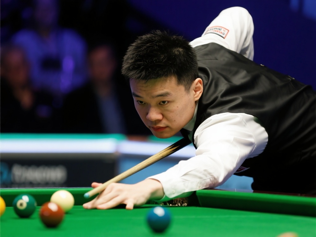 赵心童首阶段表现神勇,世锦赛决赛大比分领先威廉姆斯 威廉姆斯,这位经验丰富的选手,并未能在比